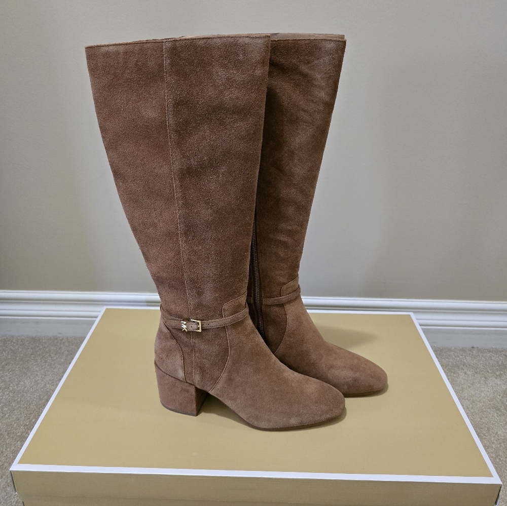 Michael Kors Tan Heeled Boots